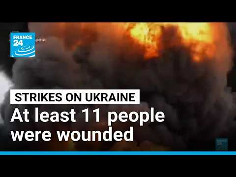 11 wounded in overnight Russian missile and drone strikes on Kyiv