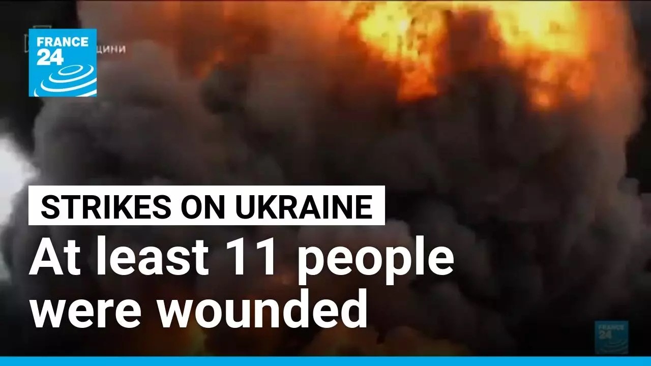Russia strikes Kyiv with missiles and drones, wounding 11 including child