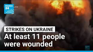 Russia strikes Kyiv with missiles and drones, wounding 11 including child