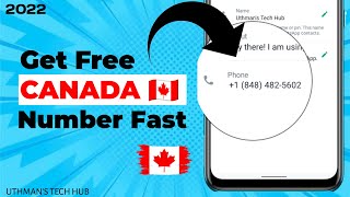 How To Get Canada 🇨🇦 Number For WhatsApp Verification 2023