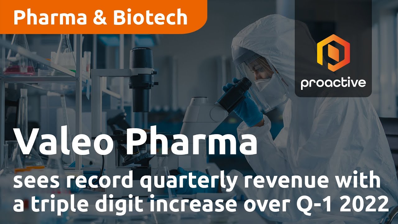 Valeo Pharma sees record quarterly revenue with a triple-digit increase over 1Q 2022