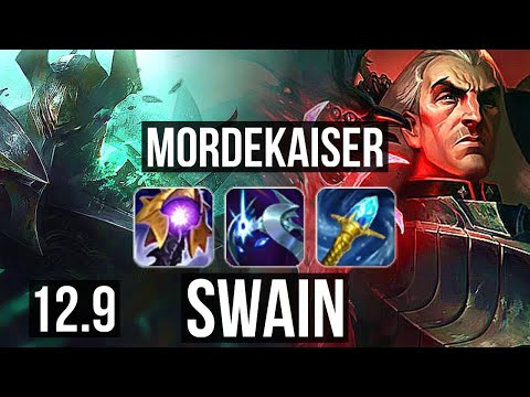 MORDEKAISER vs SWAIN (TOP) (DEFEAT) | 1800+ games, 6 solo kills, 1.3M mastery | EUW Diamond | 12.9