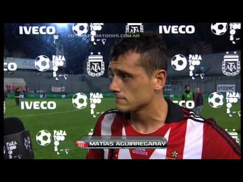 Nota Aguirregaray (Estudiantes). Estudiantes 0 - Vélez 0. Torneo Inicial 2013. Fecha 9.