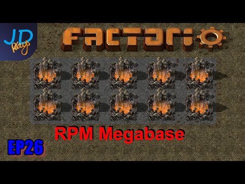 Factorio 0.17 Ep26 Big Trains | RPM Megabase