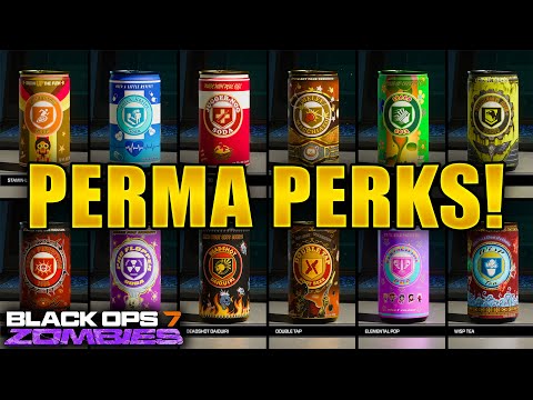 Black Ops 7 Zombies How to get PERMANENT Perks Easter Egg Guide! Perma Perks Return in BO7 Zombies!