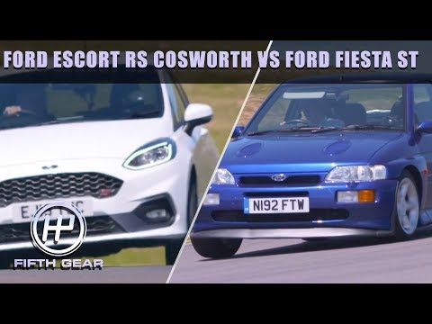 Ford Escort RS Cosworth VS Ford Fiesta ST | Fifth Gear