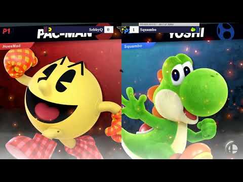 TJ 13 SSBU WR2 - SebbyQ (Pac-Man) vs Squambo (Yoshi)