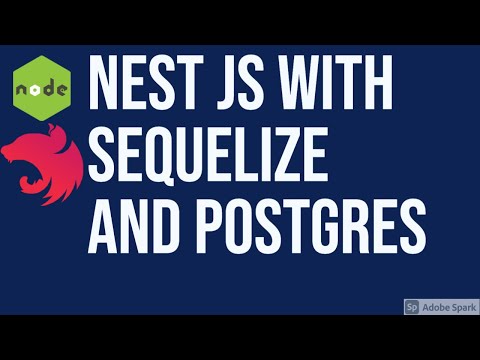 Nest JS with Sequelize Postgres 10