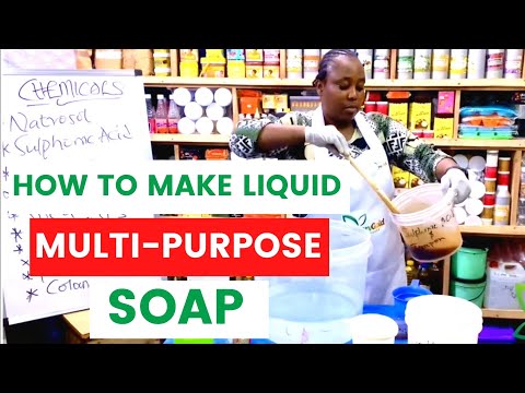 How To Make Liquid Multi purpose Soap