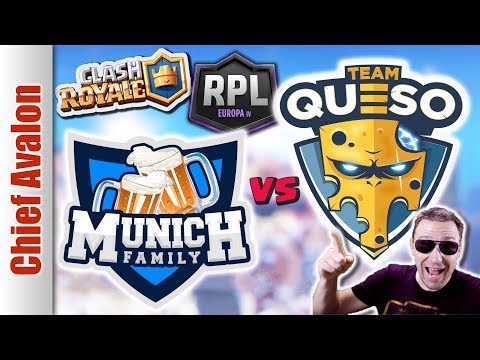 MUNICH ESPORTS vs TEAM QUESO ft. SOKING, FLOBBY, BIGSPIN - RPL EUROPE IV - Clash Royale eSports