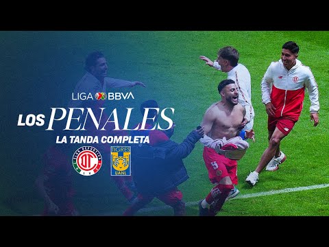 ¡24 penales en total! | La tanda de PENALES COMPLETA | Final Vuelta Toluca vs. Tigres | A2025