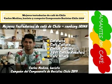 Mejores tostadurias de café de Chile, ranking IRINA. Carlos Medina, barista