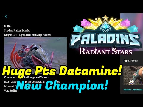 Paladins - Radiant Stars Pts Datamine Discussion!