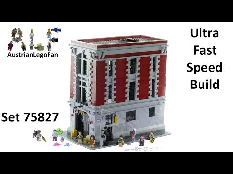 Lego Ghostbusters 75827 Firehouse Headquarters Speed Build Ultra Fast