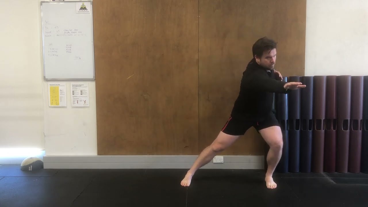 MOVE Lateral Step with Opposite Side Single Arm Reach at Chest Height - YouTube
