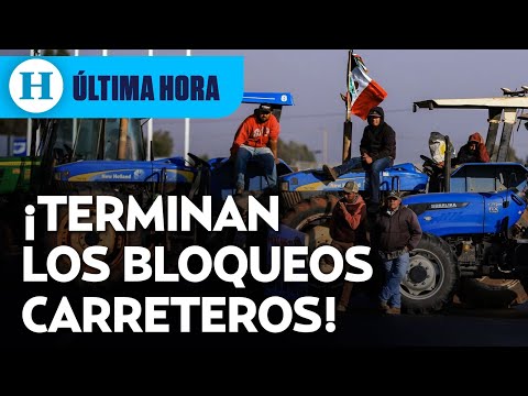#ÚltimaHora ¡Se levantan los bloqueos! Campesinos logran acuerdos con Segob para liberar carreteras