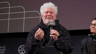 Video trailer för Pedro Almodóvar, Julianne Moore, Tilda Swinton, and John Turturro on The Room Next Door