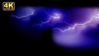 thunder effect video | thunderstorm background | lightning effect black screen | thunder overlay 4K