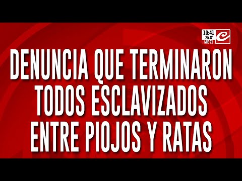 Vinieron de Chaco a trabajar y terminaron todos esclavizados. Los audios del terror