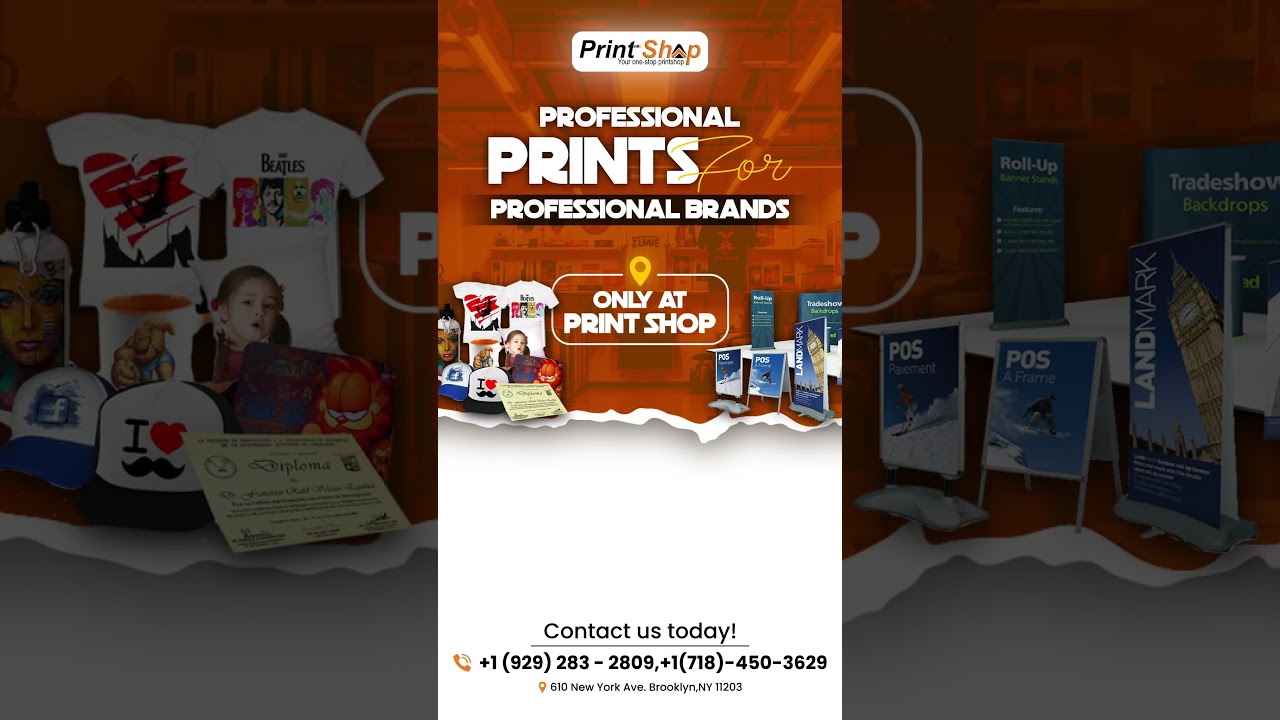 🖨️ Build your brand with prints that speak volumes.🚚| Print Shop