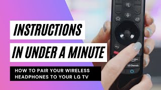 Download lagu How to Pair Bluetooth Headphones To An LG TV mp3