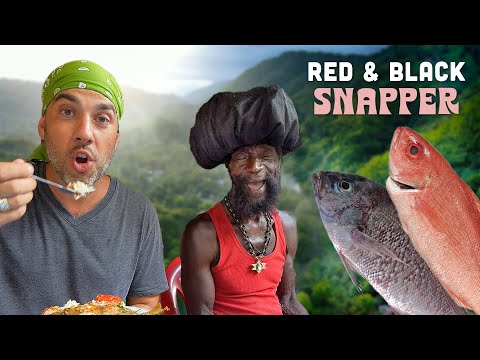 Fire Cooked Red Snapper & Black Snapper!