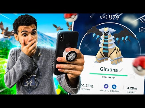 CAPTUREI UM GIRATINA SHINY!!! *9 Giratinas em um dia* | Cris |