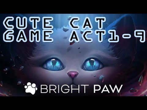 Cute Puzzle Cat PC Game - Bright Paw Act 1 - 9 Complete Walkthrough + Ending