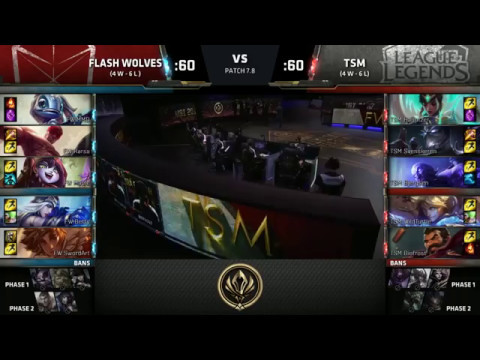 TSM vs Flash Wolves (Tie Breaker Highlights Day 5 Group Stage)  MSI 2017