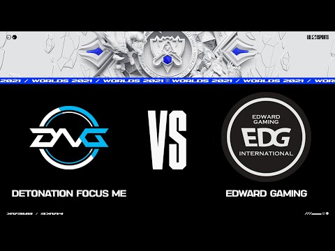 DFM vs. EDG | Worlds Group Stage Day 5 | DetonatioN FocusMe vs. Edward Gaming (2021)