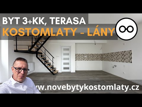 Prodej byty 3+kk s terasou Kostomlaty nad Labem - Lány - PRODÁNO