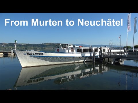 Two-lakes-cruise from Murten to Neuchâtel, Switzerland