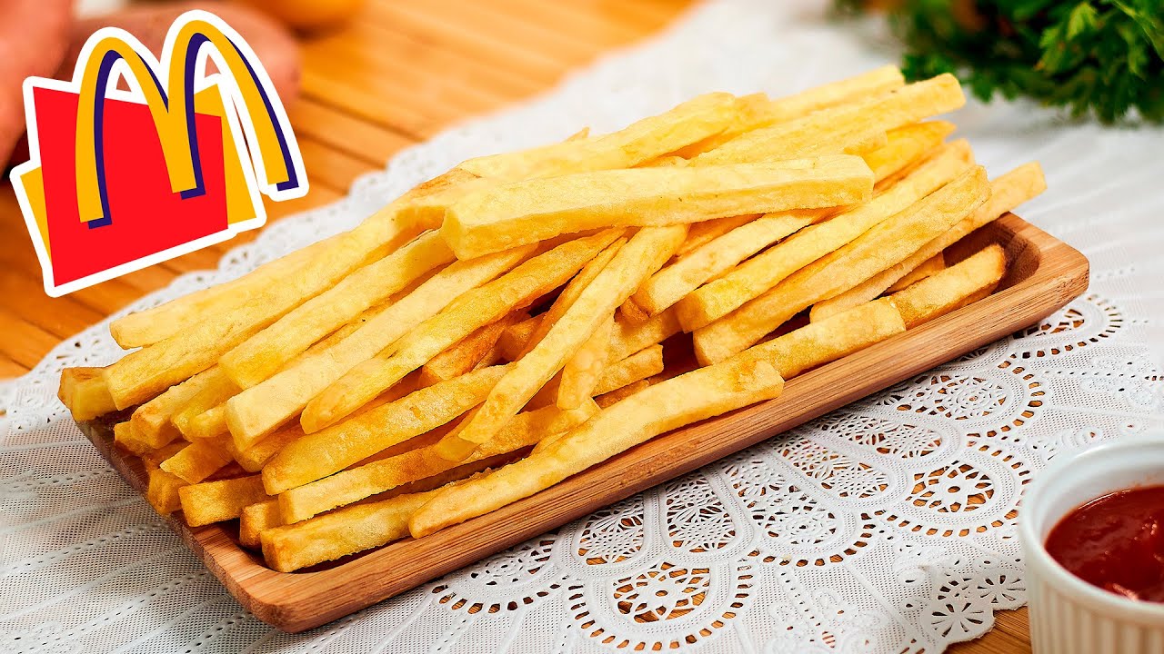 Como Fazer BATATA FRITA IGUAL a do McDonald's - Crocante e Sequinha