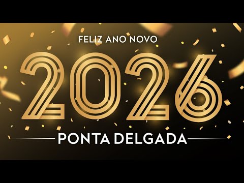 LIVE: Ponta Delgada New Year's Eve 🎇/ Véspera de Ano Novo, Sao Miguel Azores Portugal 🇵🇹 31.12.2025