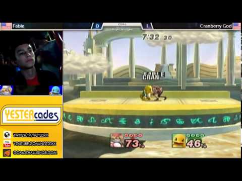 COA 6 Project M - Fable (Sheik) vs Cranberry God (Squirtle) Winners Round 1