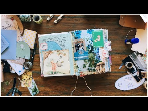 junk journal with me  process video ideas tips