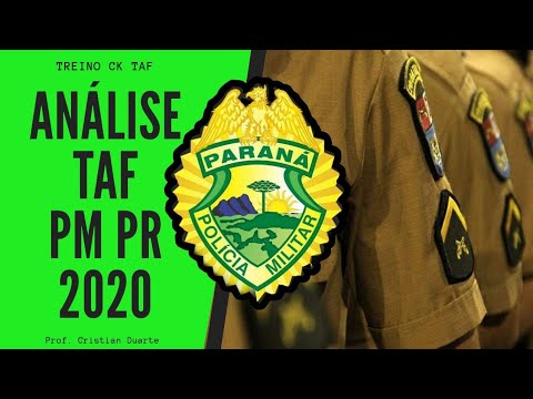 Análise TAF PMPR (Edital 2020)