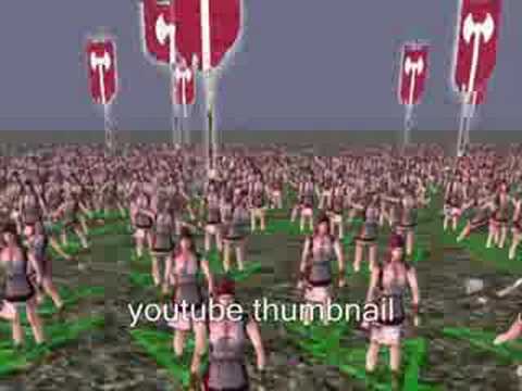 RTW 1000 screaming women vs 300 spartans NEW IMPROVED