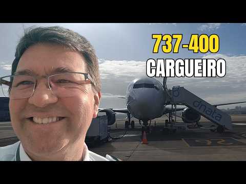 This 737-400 freighter is impressive!