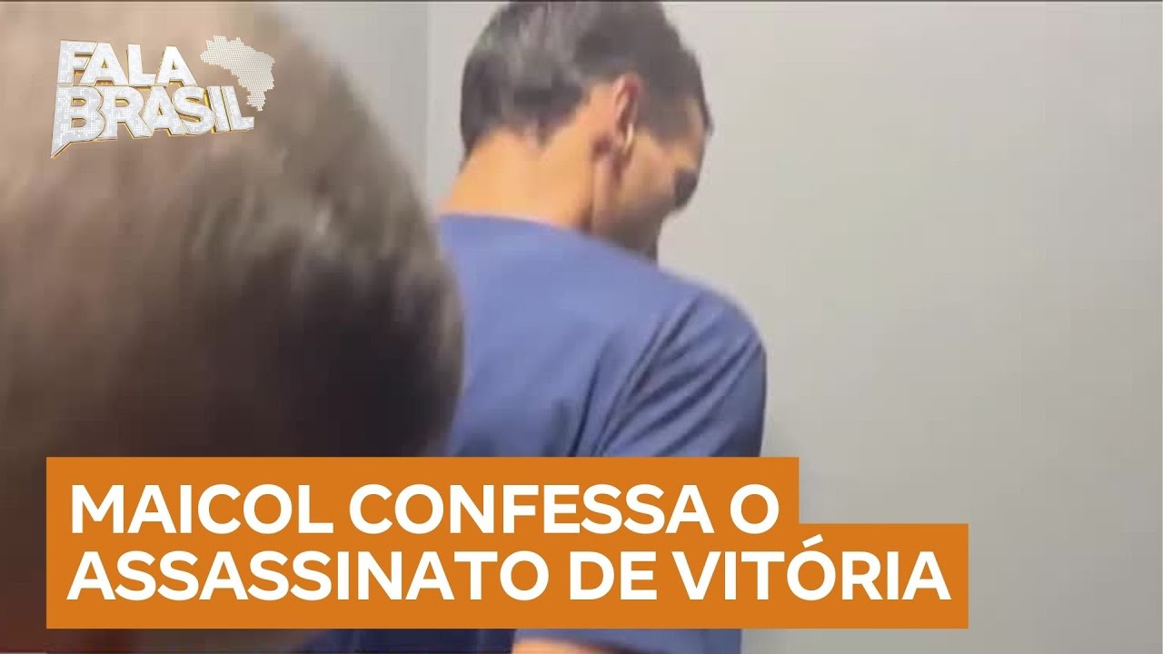 Roberto Cabrini revela que Maicol assinou documento onde confessa ter matado Vitória Regina