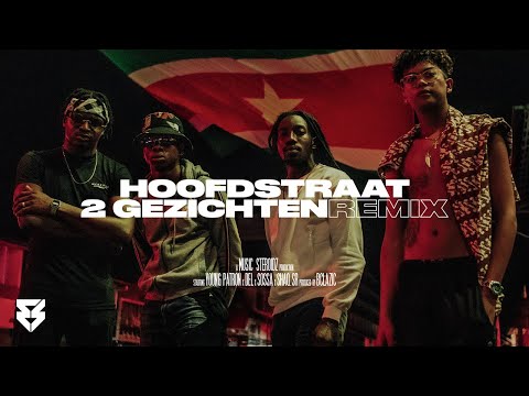 Young Patron x DEL x Sossa x Shaq.Sr - Hoofdstraat / 2 Gezichten (Remix) (prod. BClazic)