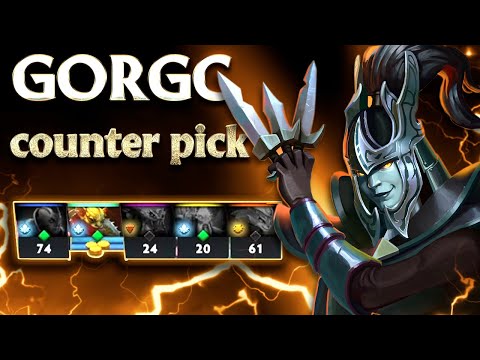 how gorgc destroy his counter pick - phantom assassin dota 2