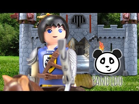 PLAYMOBIL Super 4 👑 Tribuna del Rey 👑 Demostración y armado del juguete - Pandido TV Español
