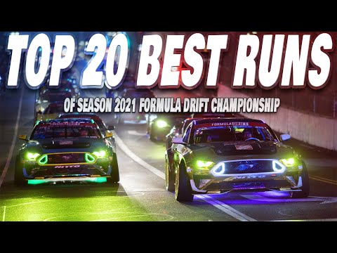 TOP 20 BEST RUNS of Season 2021 Formula Drift Championship