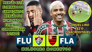 MENGÃO ELIMINADO E NA ZONA DE REBAIXAMENTO | Fluminense x Flamengo | Melhores Momentos (COMPLETO)