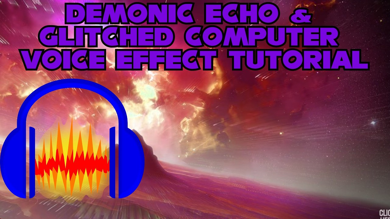 Audacity Tutorial: How to Make a Demonic Voice and a Glitched Computer Voice