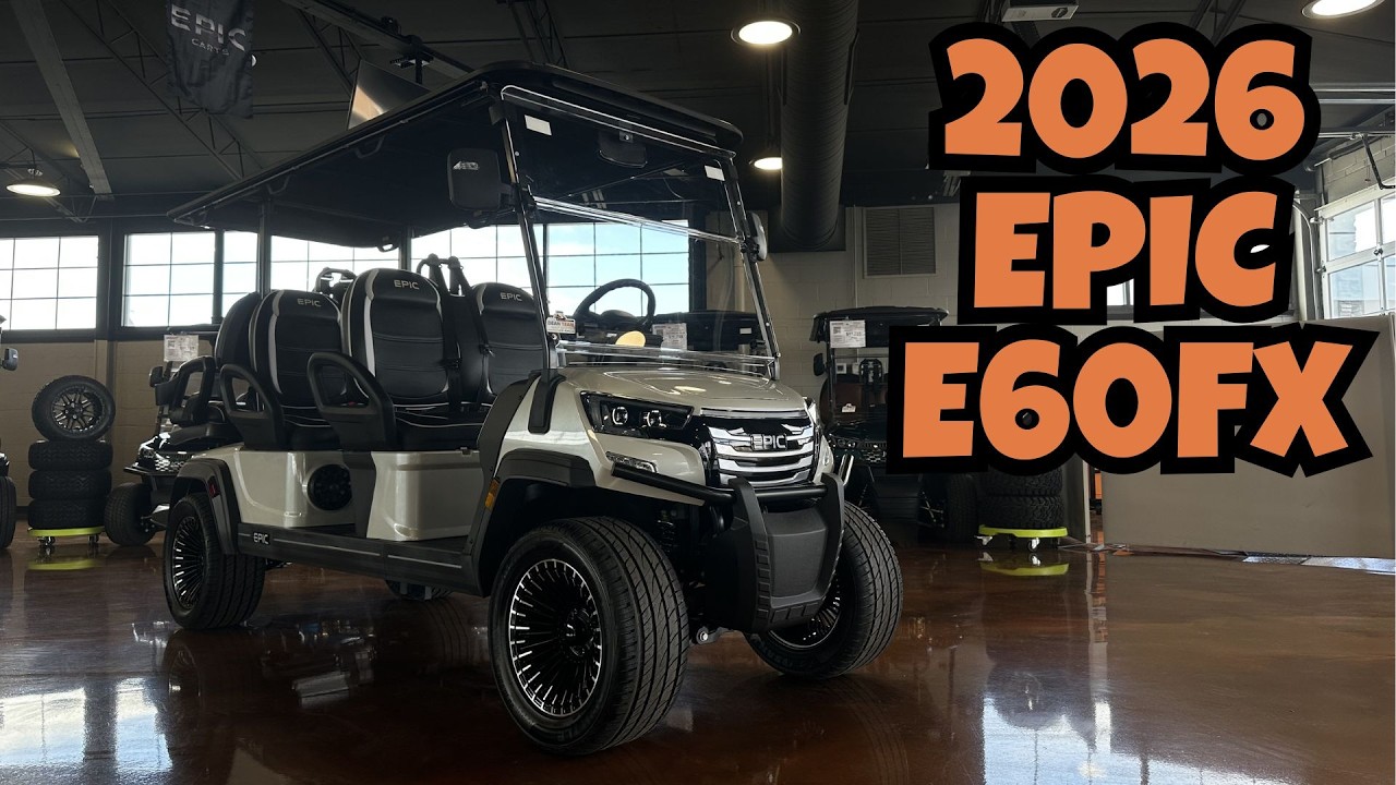 2026 EPIC E60FX | Dean Team Golf Carts