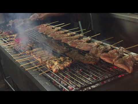 【Churrasco selvagem em Cebu】 no famoso restaurante Yakski