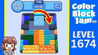 Soluzione del Livello 1674 di Color Block Jam