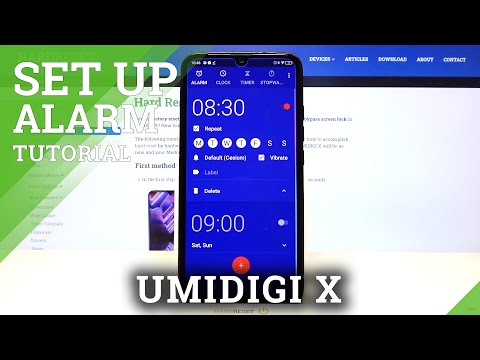 How to Set Up Alarm Clock in Umidigi X – Customize Alarm Clock